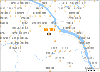 map of Sermè