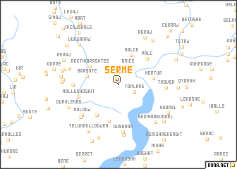 map of Sermë