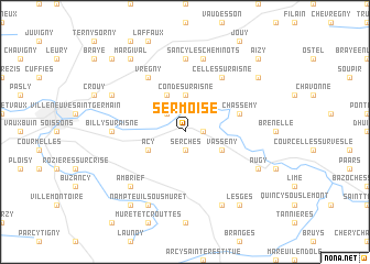 map of Sermoise