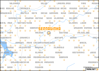 map of Sernadinha