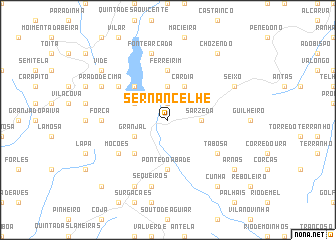 map of Sernancelhe