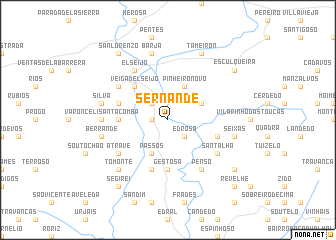 map of Sernande