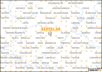 map of Sernelha