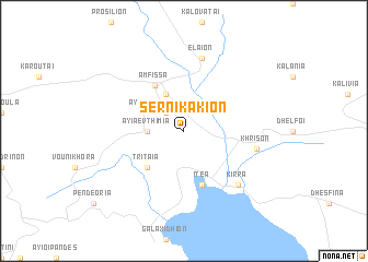 map of Sernikákion