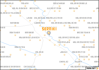 map of Serniki