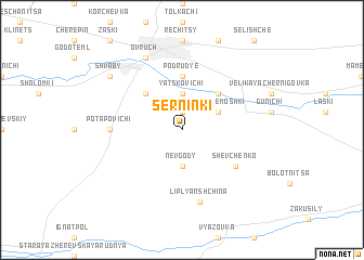 map of Serninki