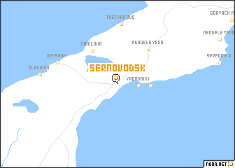 map of Sernovodsk