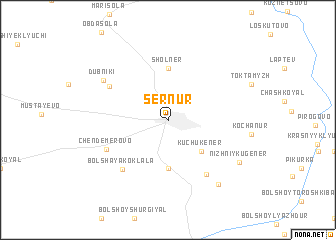 map of Sernur