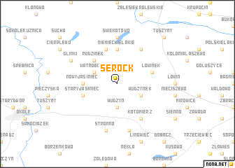 map of Serock