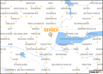 map of Serock
