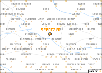 map of Seroczyn