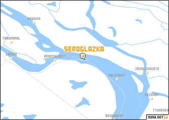 map of Seroglazka