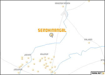 map of Serohi Nāngal