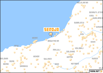 map of Seroja