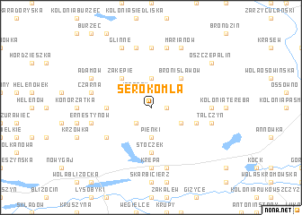 map of Serokomla