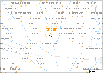 map of Séron