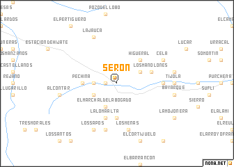 map of Serón