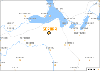 map of Sérora