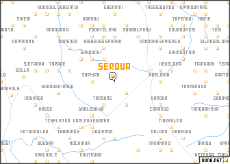 map of Sêroua