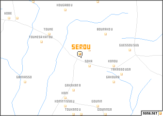 map of Sérou