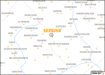 map of Serovka