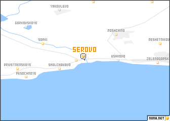 map of Serovo