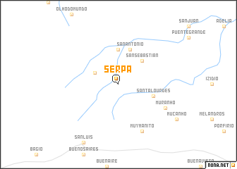 map of Serpa