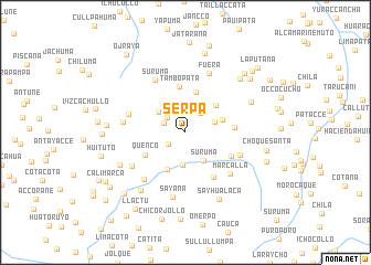 map of Serpa