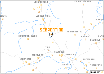 map of Serpentino