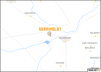 map of Serp i Molot