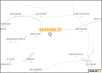 map of Serp i Molot