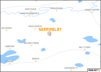 map of Serp i Molot