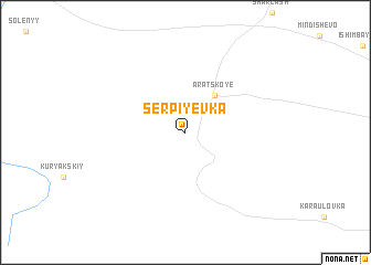 map of Serpiyevka