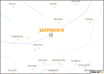 map of Serpmekaya