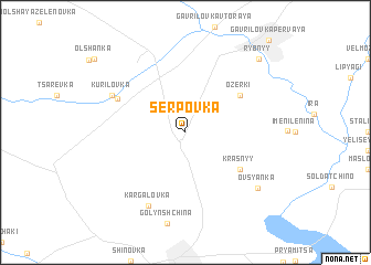 map of Serpovka