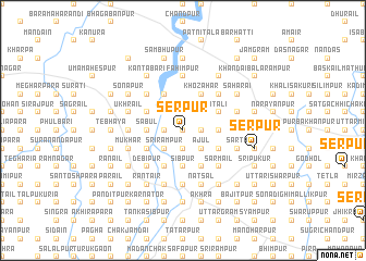 map of Serpur