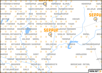 map of Serpur