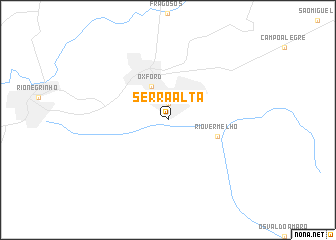 map of Serra Alta