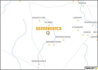 map of Serra Branca