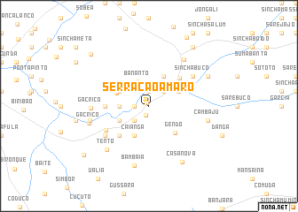 map of Serração Amaro