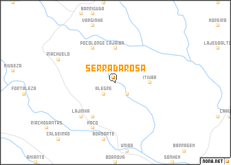 map of Serra da Rosa
