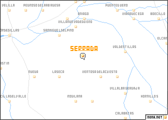 map of Serrada