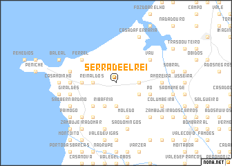 map of Serra de El-Rei