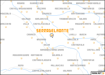 map of Serra del Monte