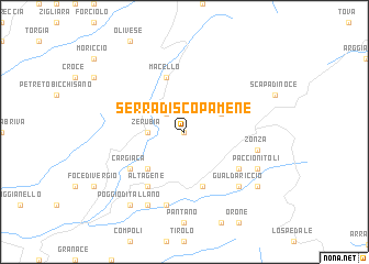 map of Serra-di-Scopamene