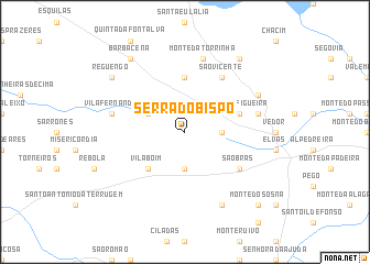 map of Serra do Bispo