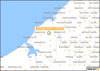 map of Serra do Bouro