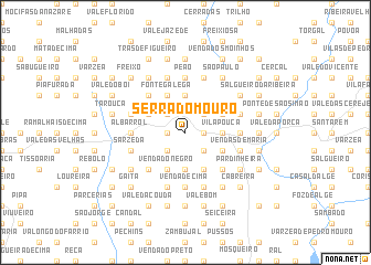 map of Serra do Mouro