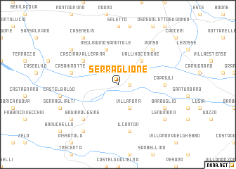 map of Serraglione