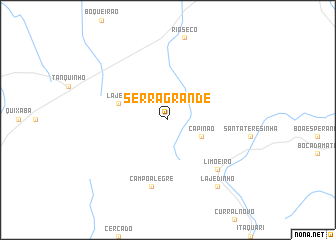 map of Serra Grande